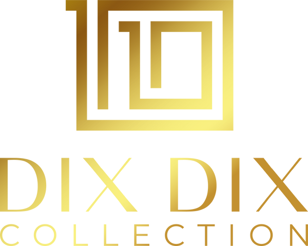 logo of DIX DIX collection in gold PNG 